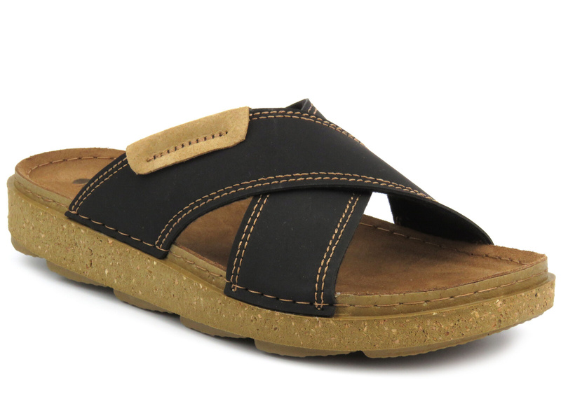 INBLU MT-20 pánské žabky, černé