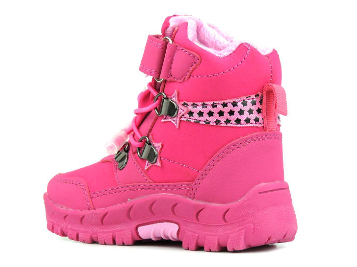 Nepromokavé dětské sněhule - AMERICAN CLUB Softshell HL 68/22, růžové