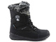 AMERICAN CLUB SN04 vysoké dámské sněhule černé barvy s šedým kožíškem
