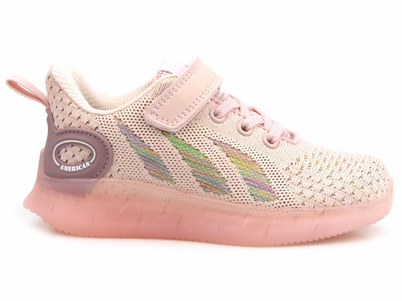 Dětské sportovní boty, tenisky American Club RL 79/22, růžové