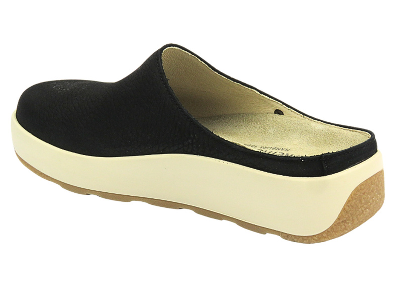 Dámské kožené žabky - BERKEMANN Ella 03900-910, černá