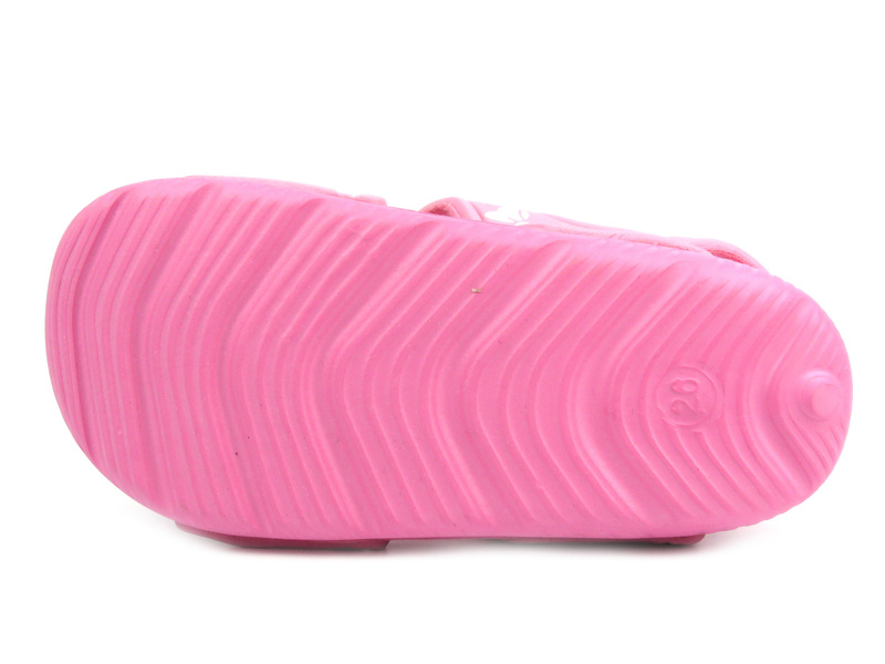 Žabky, dívčí dřeváky sandály - AMERICAN CLUB NH 75/23, NH 76/23, fialové s duhou