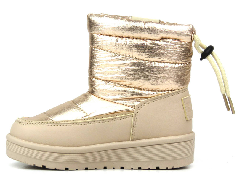 Dětské sněhule s manžetou - BIG STAR KK374221, béžové