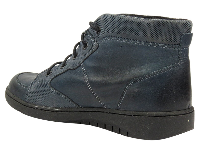 Dámské boty ve sportovním stylu - HELIOS Comfort 529, tmavě modrá