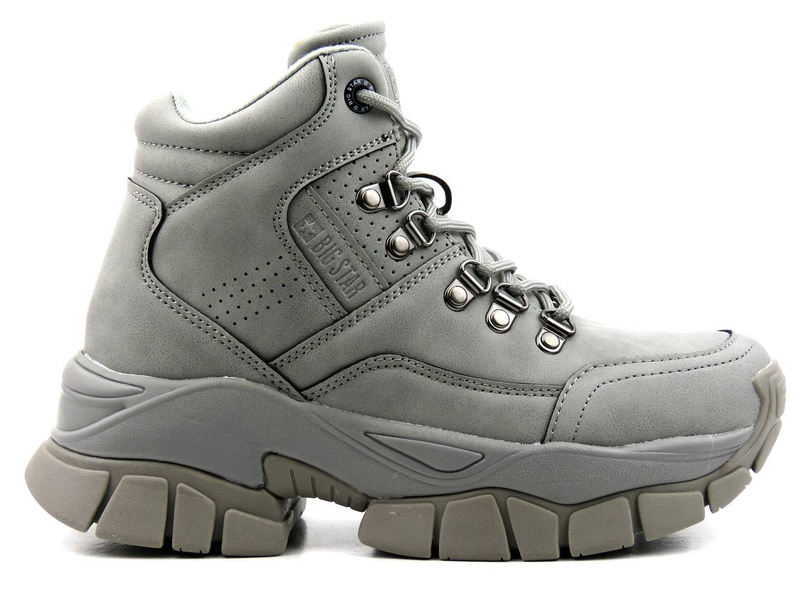 Dámské sněhule, zimní trekové boty - BIG STAR II274330, šedé