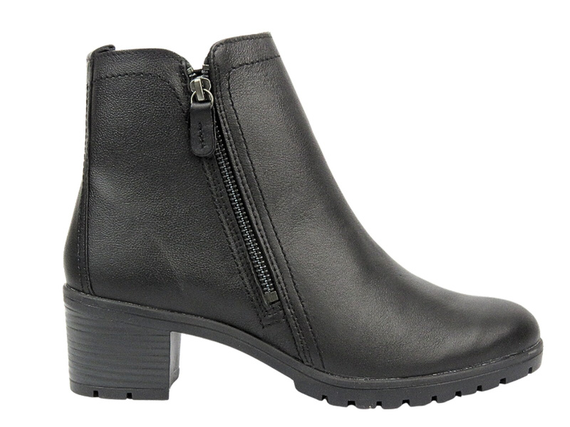 Dámské zateplené boty - Comfortabel 960352-01 Black with Zipper