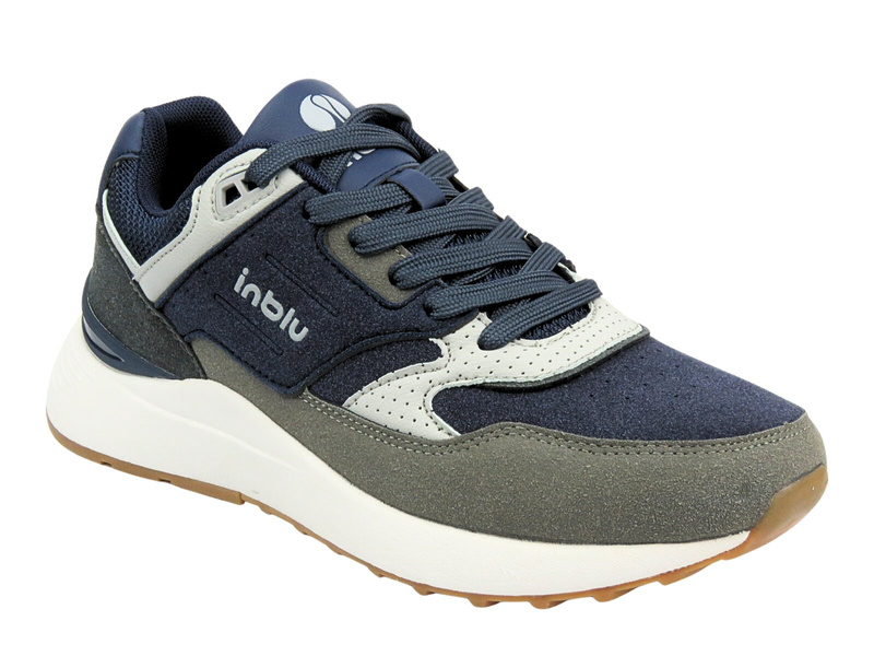 Pánské sportovní boty na šněrování modré Inblu IU-13