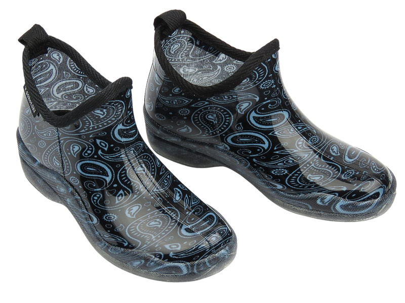 Dámské galoše, nepromokavé boty Chelsea - WOJTYŁKO 2209, černé