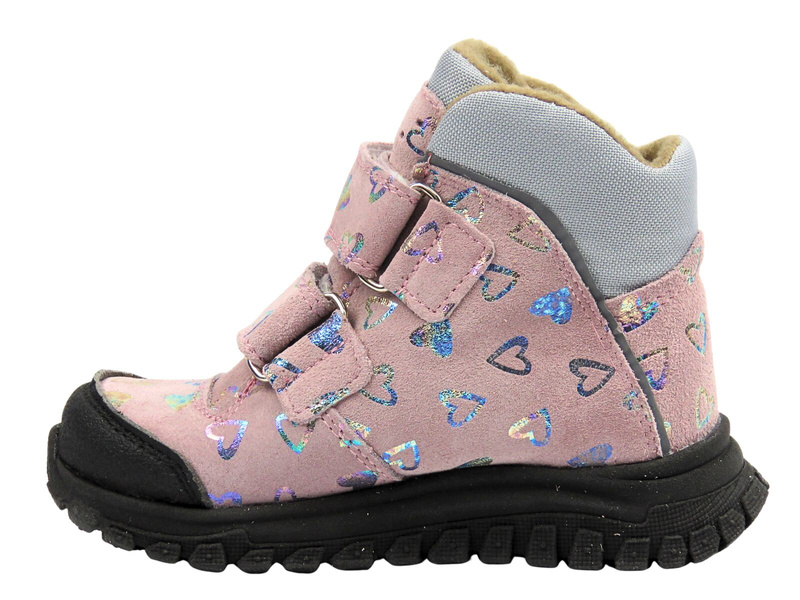 Dívčí kotníkové boty JAMET 2225, světle růžové