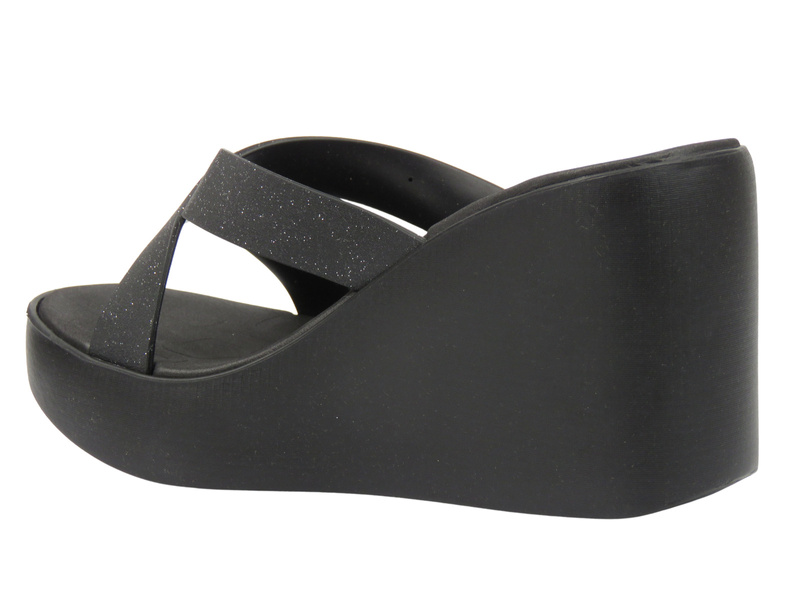 Gumové dámské pantofle na klínku - IPANEMA 83646, černé