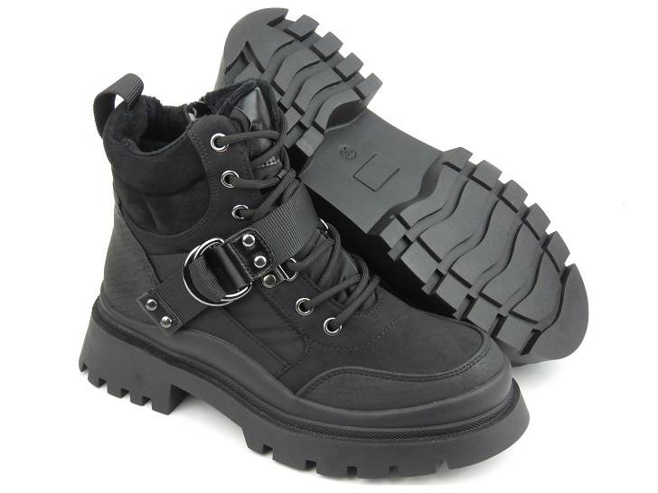 Černé kozačky, dámské kozačky - EVENTO 22BT35-5072