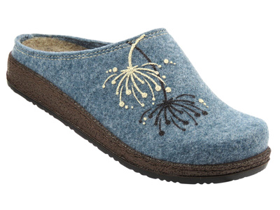 Pohodlné dámské pantofle Befado 155D188, modré