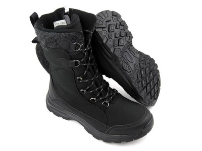 Vysoké trekingové, dámské sněhule DK TECH SoftShell 2105, černé