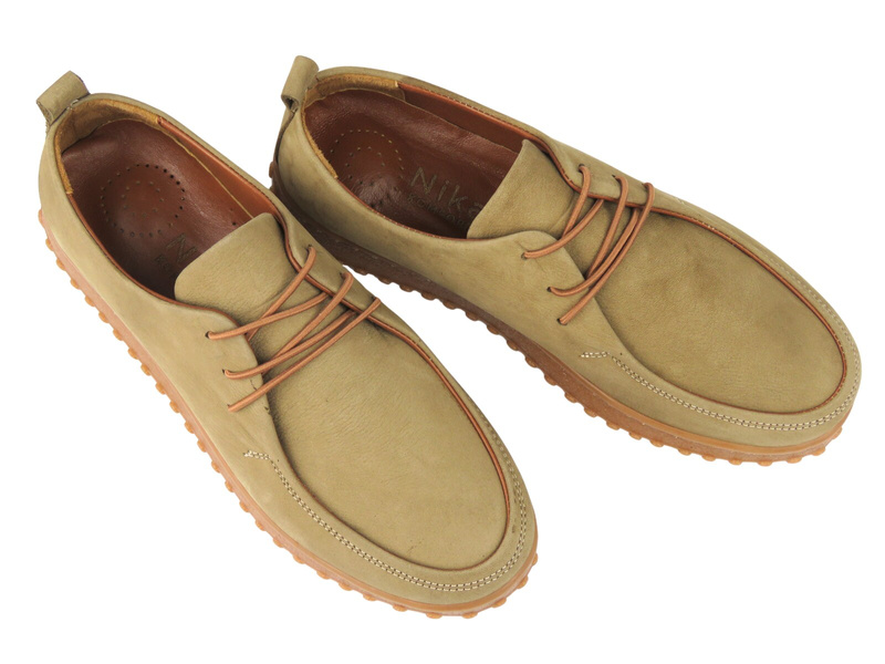 Dámské kožené nízké boty Nika Comfort 0264-POMP6, zelené