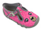 Befado Dětské dívčí pantofle 110N468 Pink for Buckle
