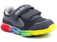 Dětské tenisky s barevnou podrážkou - WEESTEP R366153031, tmavě šedá