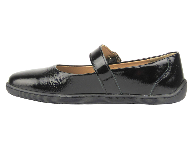 Barefoot kožené minimalistické polobotky Helios Komfort 471 černé