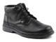 Pohodlné, kožené pánské kotníkové boty s fleecem - Helios Komfort 810, černá 2