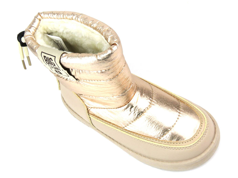 Dětské sněhule s manžetou - BIG STAR KK374221, béžové