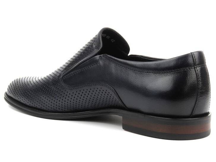 Elegantní mokasíny, pánská polobotka - JOHN DOUBARE A0047-705HB-5G, modrá barva