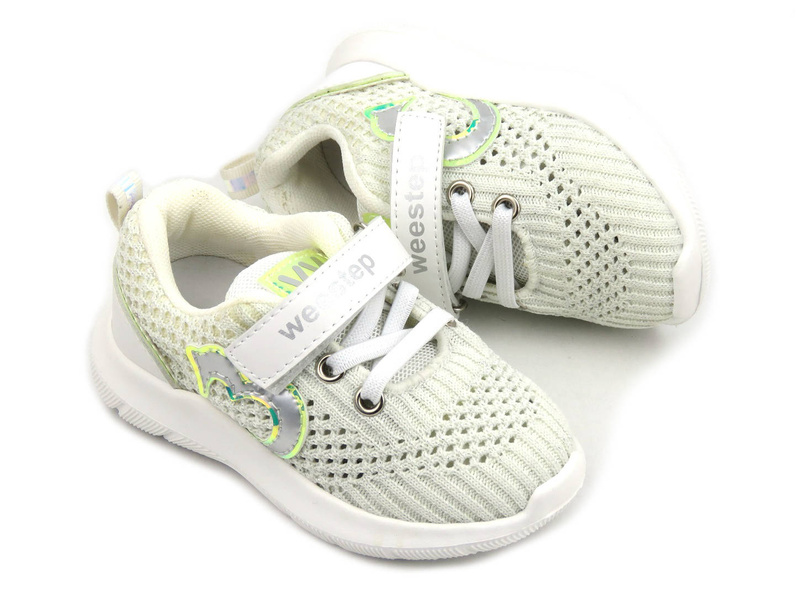Sportovní obuv, dětské tenisky - WEESTEP R812663091, bílá