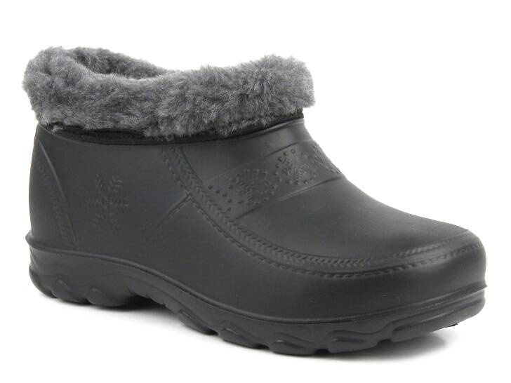 Teplé zimní holínky - REALPAKS B-30A, černé