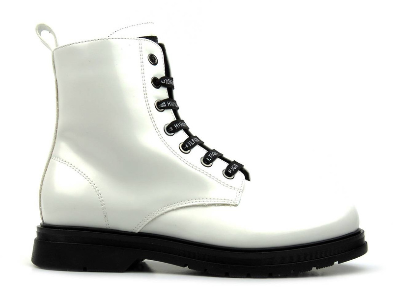 Dámské kozačky TOMMY HILFIGER T4A5-32010-0776100, bílé
