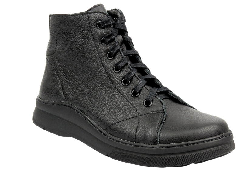 Dámské boty zateplené plstí - HELIOS Comfort 517, černá 3