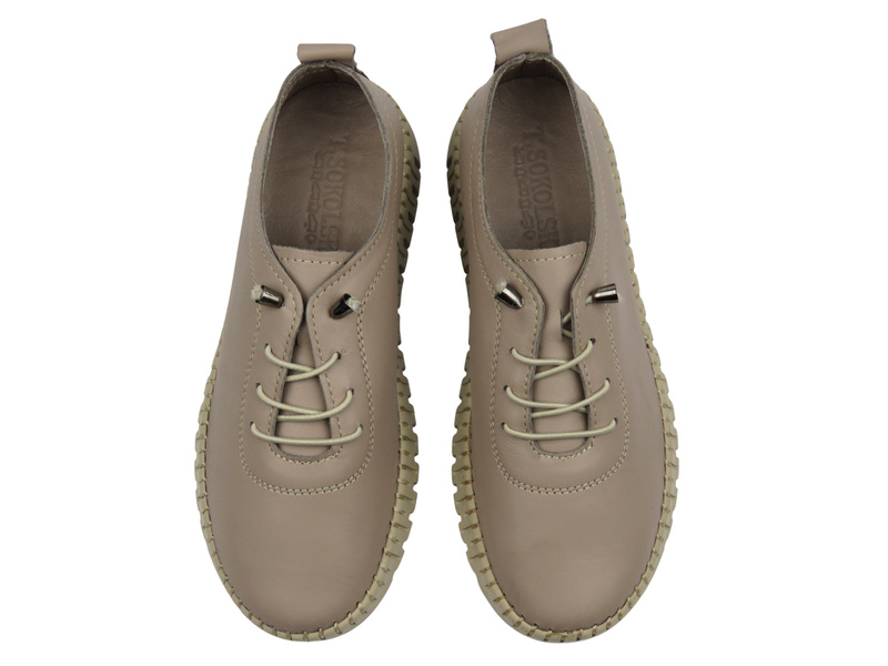 Pohodlné dámské polobotky Sokolski 4000, světle šedé