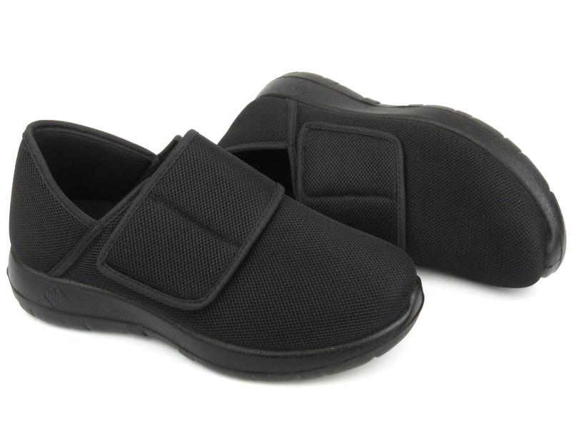 Pantofle, dámská zdravotní preventivní obuv Novinky 23SP02-5799, černá