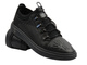 Kožené pánské sportovní boty černé JOHN DOUBARE S8016-XT6820-1