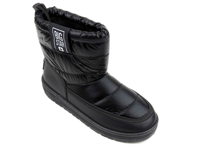Teplé dámské sněhule, zimní boty - BIG STAR II274120, černé