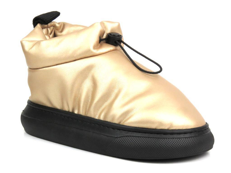 Eskymák, mukluk, dámské boty - Venezia AND31, zlatá