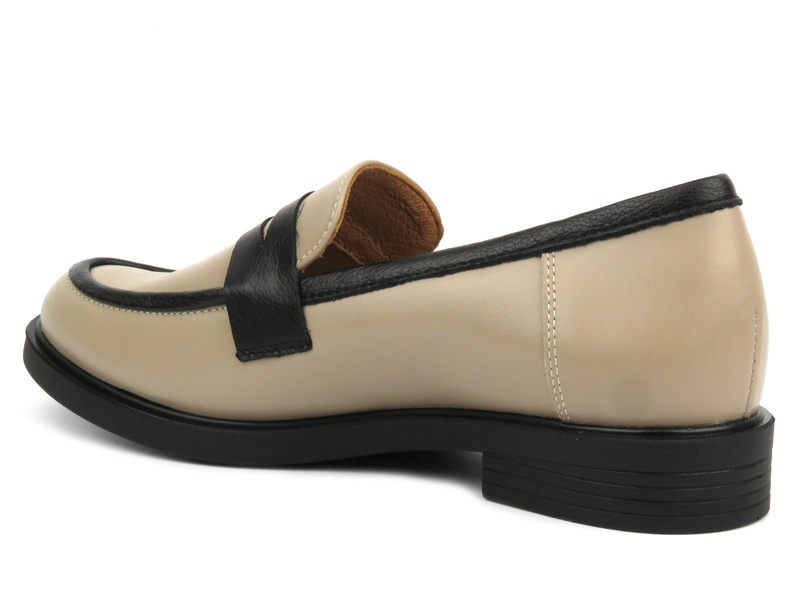 Dámské kožené boty - GALANT 1026, béžová