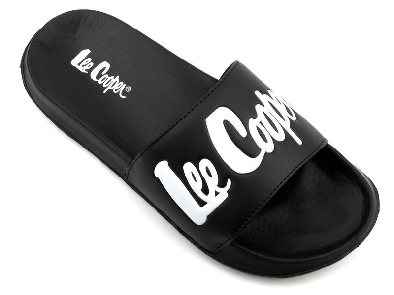 Pánské gumové žabky se silnou podrážkou - Lee Cooper 21-42-0223M, černá