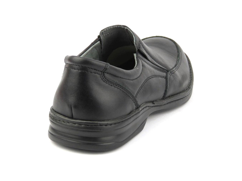 Kožená pánská obuv od polského výrobce - Helios Komfort 871, černá