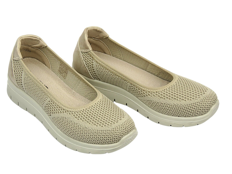 Polobotky, espadrilky dámské béžové News 24TX02-7656