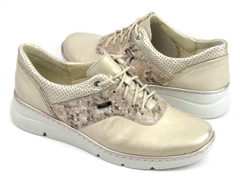 Dámské boty, tenisky polské výroby - HELIOS Komfort 396, zlaté