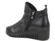 Dámské kotníkové boty na dva zipy - COMFORTABEL 960232-01, černé