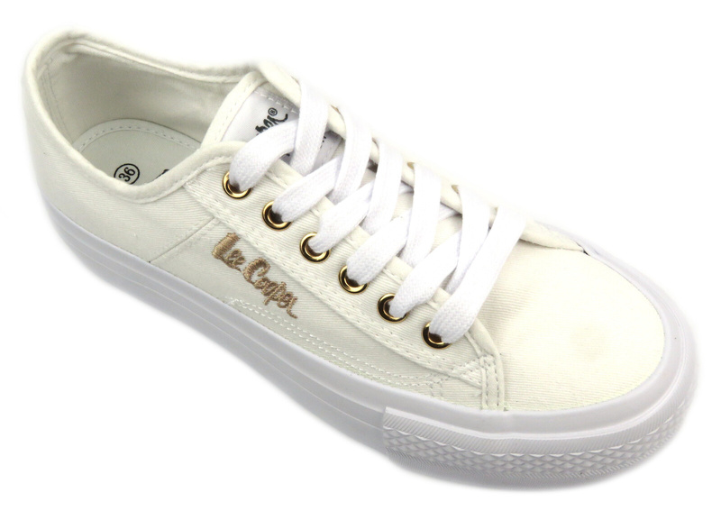 Dámské tenisky na platformě – Lee Cooper LCW-24-31-2725, bílé