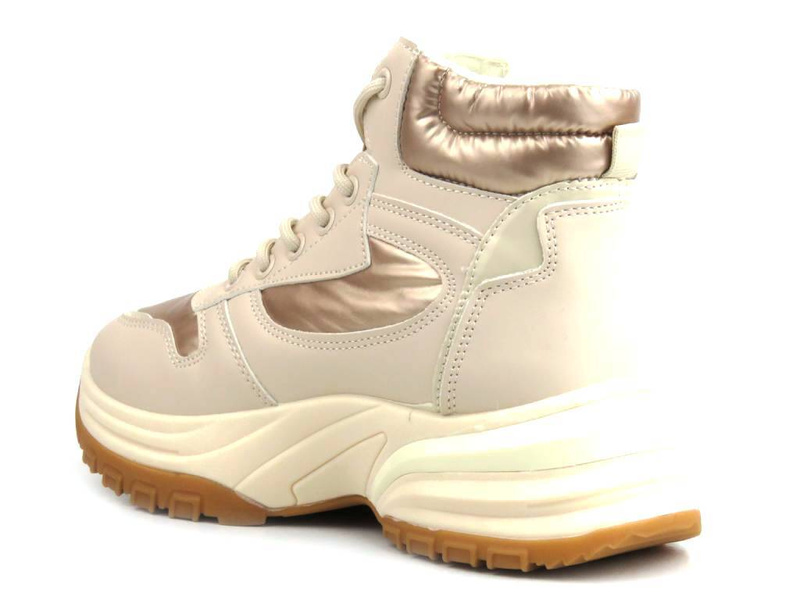 Dámské sněhule na platformě - LEE COOPER LCJ-23-44-1972L, béžové