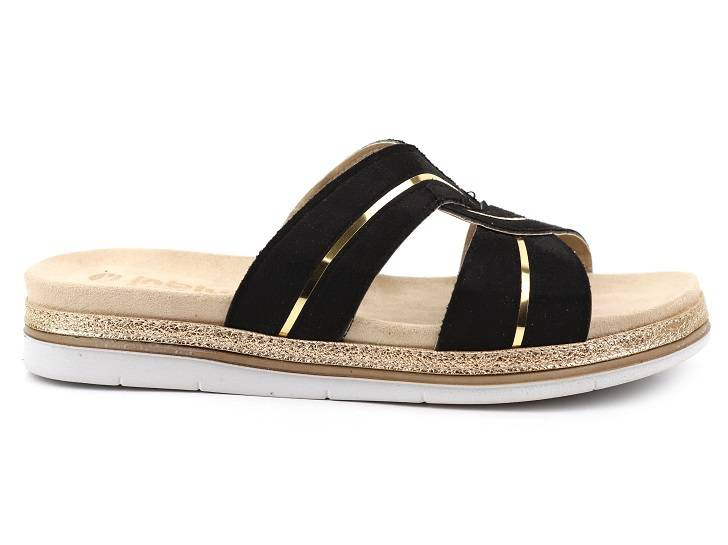 Dámské žabky na léto a dovolenou - INBLU SA-43, černé