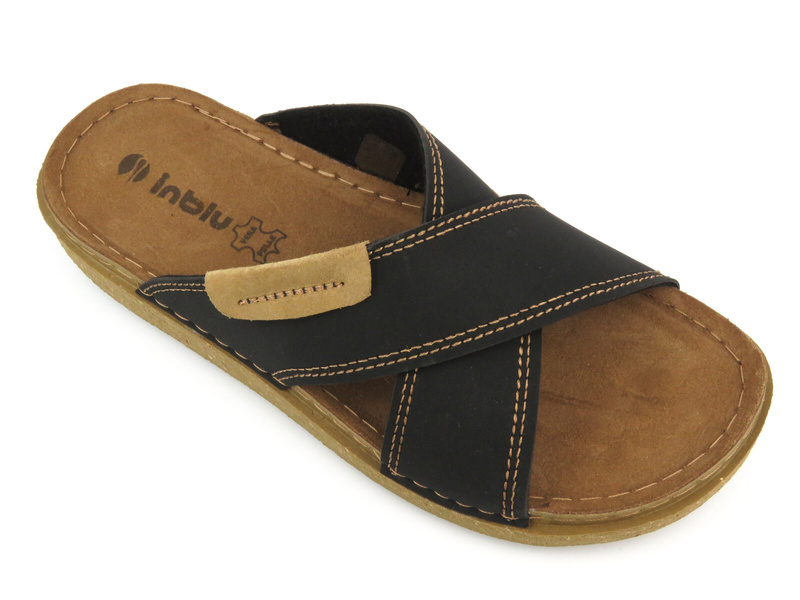 INBLU MT-20 pánské žabky, černé