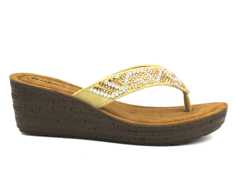 Pohodlné pánské žabky - INBLU GM-21, pískové