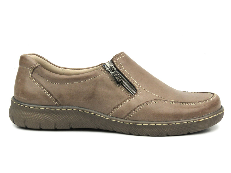 Dámské kožené boty - Waldi 0820, béžová