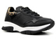 Sportovní boty, dámské tenisky - TOMMY HILFIGER T3A4-31173-1242999, černé s leopardím potiskem