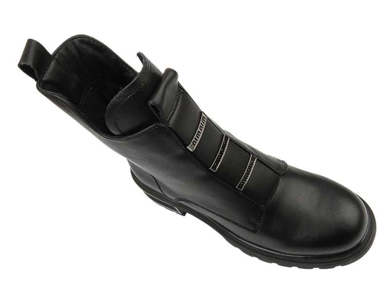 Černé dámské kozačky - Filippo DBT4147, černé