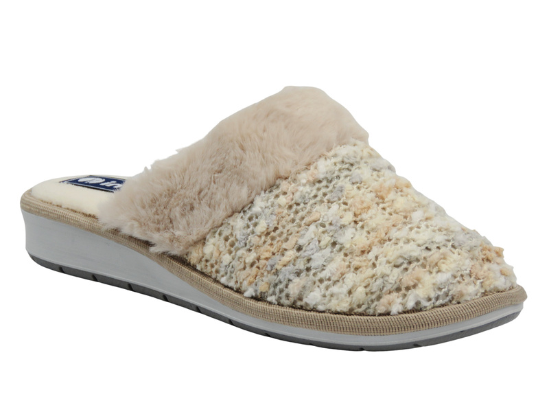 Dámské domácí pantofle Inblu LB-109 béžové – nazouvací