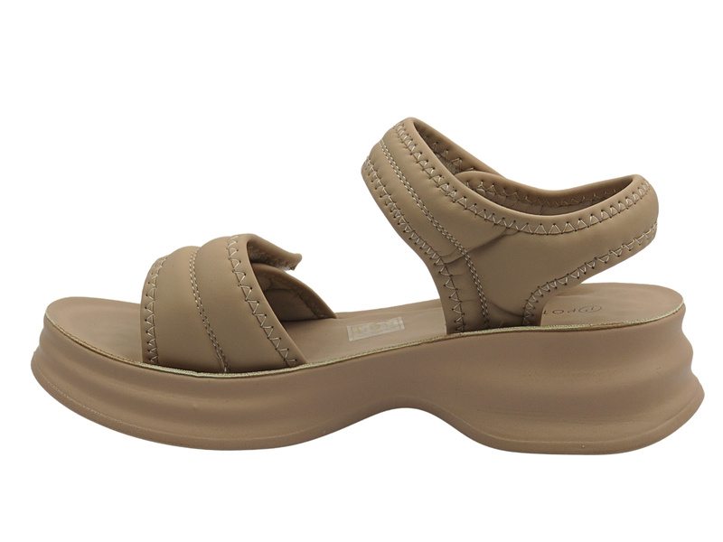 Dámské sandály na silné podrážce béžové Potocki 25-105300