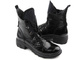 Bohatě zdobené lakované kotníkové boty - VENEZIA 018419095, černé